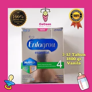 Susu Formula Anak Enfagrow Essential 4 3-12 Tahun 1800 g 1800gr Vanila