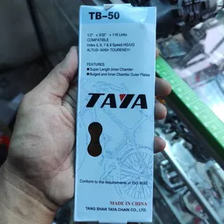 CHAIN RANTAI SEPEDA TAYA TB-50 ATAU TB - 50 BISA UNTUK 5 6 7 8 SPEED 116 LINKS