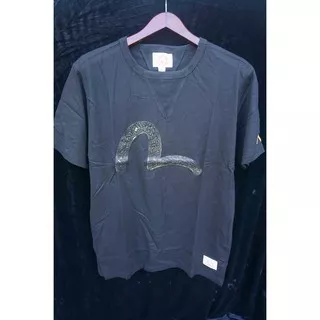 Baju Pendek Cowok T-Shirts EVISU Black Size XL