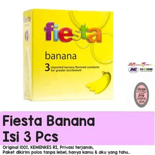 Kondom Fiesta Banana - 3 Pcs