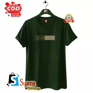 Kaos Distro // Kaos Giordano Blok Silver Text Gold // Baju Kaos Pria Pakaian Pria & Wanita Kaos Distro Murah // Tshirt // Kaos Murah // Baju Pria Keren // Katun 30s // Baju Santai // Baju Pria Dewasa