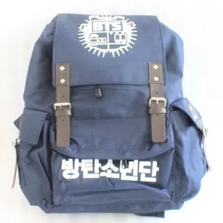 Tas bts ransel multi bangtan boys kpop backpack navy korean