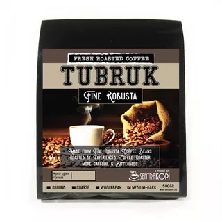 Kopi Tubruk Premium 500 Gram - Sentra Kopi - Kopi Murni - Fine Robusta Coffee