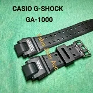 BEST!!TALI JAM CASIO G-SHOCK GA-1000 RUBBER STRAP CASIO G-SHOCK GA1000 BERKUALITAS