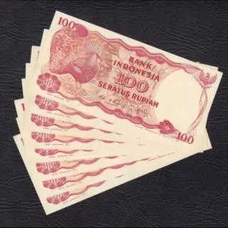 Uang kuno 100 rupiah goura Victoria