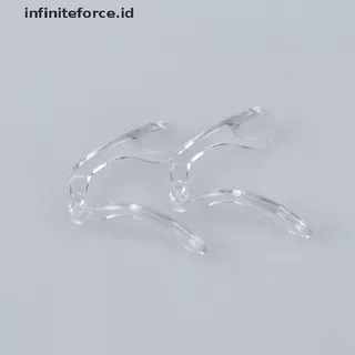 [infiniteforce.id] 5pcs Silver U Shaped Nose Pad Silicone Metal Glasses Bridge Replacement Repair [ID]