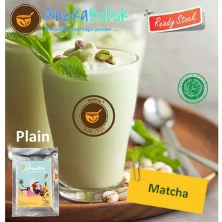 BUBUK MINUMAN PLAIN MATCHA GREEN TEA 1KG / Serbuk Minuman Rasa Green Tea Matcha 1kg - Matcha Powder