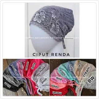 (BISA COD) INNER RENDA / CIPUT RENDA / CIPUT BRUKAT / INNER BRUKAT / DALEMAN KERUDUNG BRUKAT