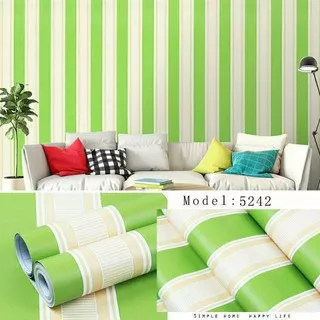 wallpaper salur hijau wallpaper dinding salur hijau wallpaper hijau garis wallpaper ruang tv