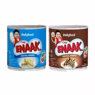 Susu Cap Enaak Enak Blek Kental Manis 375 Gr, Susu Cap Enak kaleng 375gr