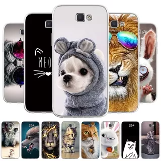 Silicone Cases for Samsung Galaxy J5 Prime On5 2016 G570 G570F/DS G570Y G570M G570F G570F/DS SM-G570F/DS SM-G570F SM-G570F/DD G5700 SAM-G5700 5.0 inch Phone Cases Soft TPU Covers Animal Casing