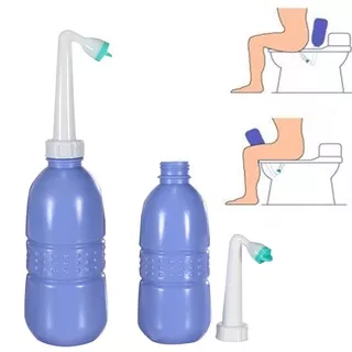 Blessmen Semprotan pantat Cebok Toilet Portable Travel Bidet Sprayer 450ML - BM-450 - Blue