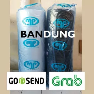 BUBBLE WRAP 1 roll Plastik Buble Biru Mulia Pack Bandung warp 50m bubblewrap MP bable bening hitam