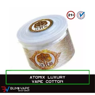 KAPAS ATOMIX LUXURY - COTTON PREMIUM QUALITY KEMASAN KALENG