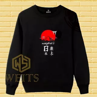 Sweater Crewneck Japan DTF Premium Pria dan Wanita Black Motif PART 2 BISA COD / HODDIE / SWEATER POLOS / CARDIGAN / CREWNECK / BEST SELLER / WEITS STORE