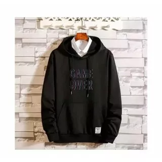 hoodie cowo cewe game over termurah bahan tebal