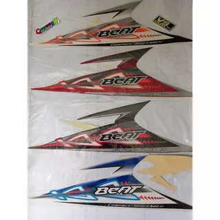 striping sticker list body motor honda beat 2012 hitam biru putih merah ijo hijautermurah