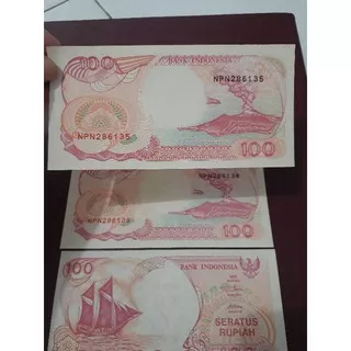 Jual uang kuno 100perak kertas/5lembar/400perak asli indonesia