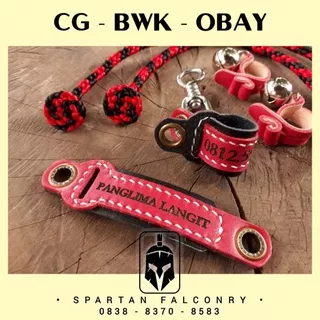 CG - BWK - OBAY | SPARTAN FALCONRY Angklet Falconry Anklet Gelang Kaki Elang Burung Hantu