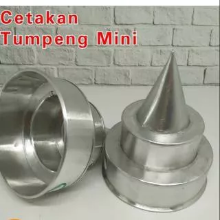 Cetakan Mini Tumpeng Susun Tangga