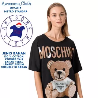 kaos moschino import | kaos moschino | moschino | kaos bear oversize | baju teddy bear | kaos bear | kaos beruang |kaos tedy bear paling keren termurah | baju beruang bayi | kaos teddy bear | kaos moschino wanita