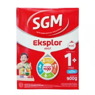 SGM Eksplor 1+ 900 gr Vanila / Kemasan Baru