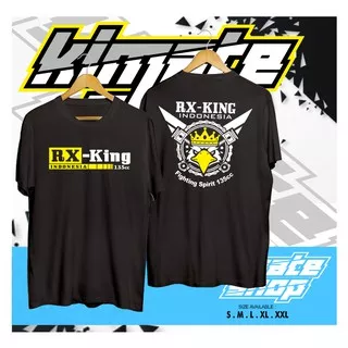 KAOS BAJU DISTRO MOTOR YAMAHA RX KING INDONESIA 135CC LOGO KAOS OTOMOTIF 2 TAX MURAH KEREN PRIA WANITA - KIMATE SHOP