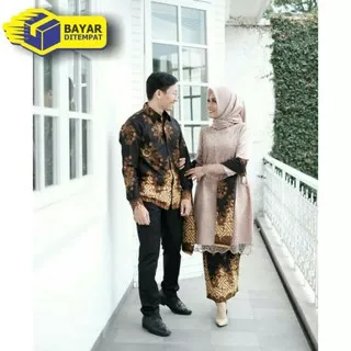 Couple Kebaya Brokat / Couple Sarimbit Modern / Kebaya Tunangan / Couple Baju Kondangan
