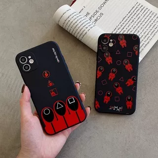 ?Ready Stock?Black Red Graphic Cartoon Character Non-slip TPU Phone Case for iPhone 13 12 11 Pro Max SE 2020 X XR Xs Max 6 6s 7 8 Plus