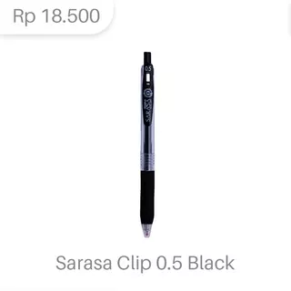 Zebra SARASA Clip 0,5 mm / Pulpen Gel SARASA Clip Zebra 0,5 mm