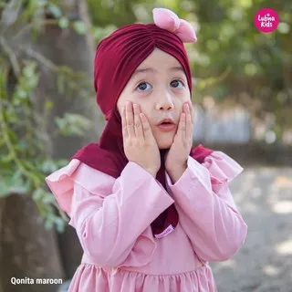 Hijab Qonita Original by Lubnakids - Hijab/Jilbab Anak Lucu