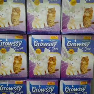 Growssy Susu kucing MURAH 1 box (isi 11 sachet)