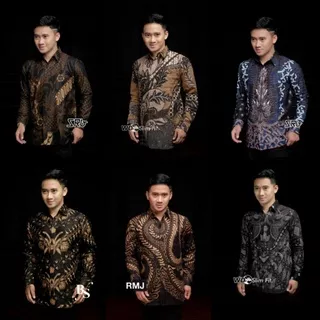 Batik pria / BajuBatikpria / Kemejabatiklenganpanjang size m l xl xxl batik Nakula seragam terlaris