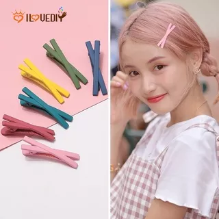 [Women Simple Style Cross Frosted Hairpins] [Girls Korean Ins Style Hair Clips] [Kids Fashion BB Hair Barrette]