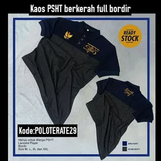 Kaos PSHT SH Terate berkerah polo bordir kode poloterate29