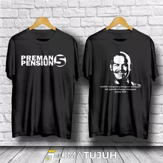 KAOS PREMAN PENSIUN 1 2 3 4 5 KATA KATA DAN POTO SILUET PREMIUM