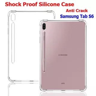 Samsung Galaxy Tab S6 2019 SM-T865 Armor Anti Crack Softcase Anticrack Soft Case Casing Cover Bening