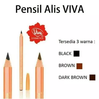 VIVA PENSIL ALIS / VIVA QUEEN PENSIL ALIS DARK BROWN/BLACK (GROSIR)