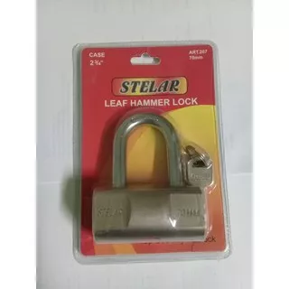 Gembok Rumah  Stelar pendek/Hammer lock short shackle 70mm