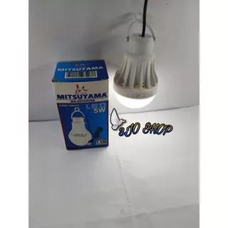Bohlam Lampu LED USB 5 watt mitsuyama/ Bola lampu USB LED mitsuyama