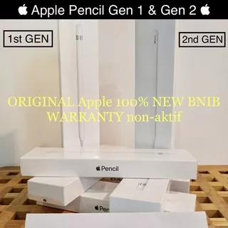 Apple Pencil Gen 2 Pencil Generasi 1 - 1st 2nd ORIGINAL 100% NEW BNIB Segel Apple BARU iBox / inter
