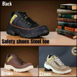 SEPATU PRIA FASHION SPORT FORMAL HITAM COKLAT PUTIH - SEPATU PRIA CATERPILAR MARSHAL SAFETY LO