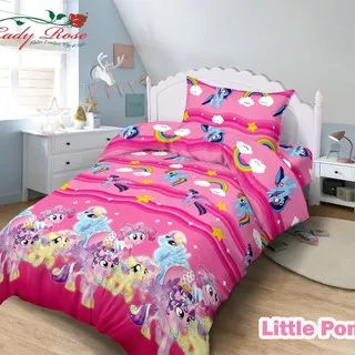 ?PROMO 5.5 Big Sale? (WARNA RANDOM) SPREI Lady Rose 3D UKURAN 180 x 200 NO.1 KING ANTI LUNTUR SEMUA MOTIF SEPRAI