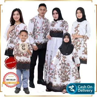 Baju Batik Couple Batik Keluarga Modern Motif Bambu Putih Set Sarimbit Batik Pasangan Suami Istri Ayah Ibu Dan Anak Laki Laki Cowok Cowo Cewe Cewek Perempuan Kekinian Kemeja Gamis Dress Pesta Kondangan Seragam Kerja Batik Jumbo Busui Premium Murah Terbaru