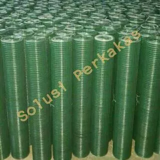 Kawat loket pvc 10 meter kawat hijau  / kawat RAM /kawat kandang / kawat ayakan 1/2 3/4 1/4