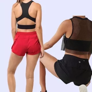 [2warna] FOREVER 21 724 Workout Shorts - Celana Pendek Olahraga Wanita Branded Original
