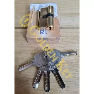 Kunci Silinder Pintu Kayu Cylinder 60MM Komputer Key Dekkson Dekson CYL DC KK DL 60 MM PB Emas