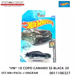 HOT WHEELS HW 18 COPO CAMARO SS BLACK 20 - DIECAST