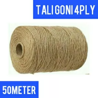 TALI GONI 4PLY (juga menyediakan tali rami tali agel tali machrame dan bahan kerajinan)