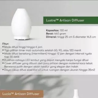 Lustre Artisan Diffuser Young Living